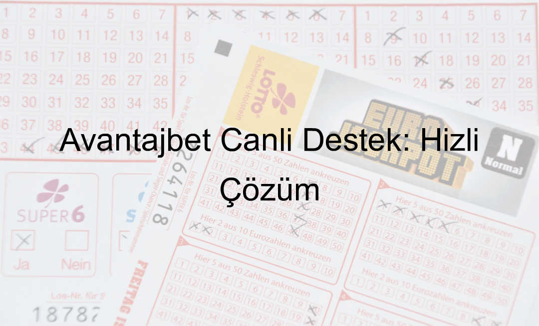 Avantajbet canlı destek